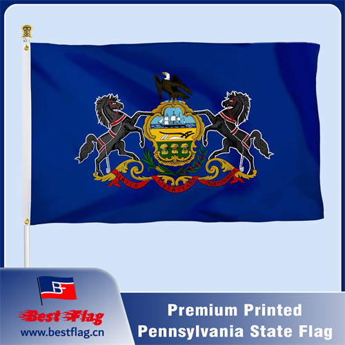 Pennsylvania State Printed Flag