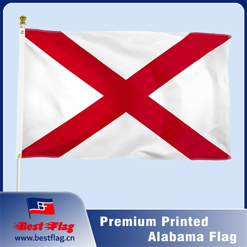 Alabama State Printed Flag