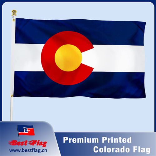 Colorado State Printed Flag