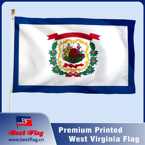 West Virginia Printed Flag