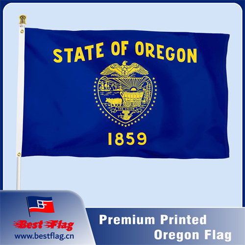 Oregon Printed Flag