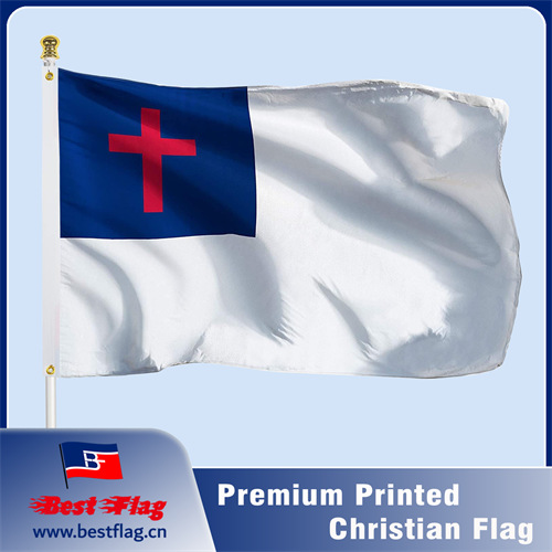 Premium Printed Christian Flag