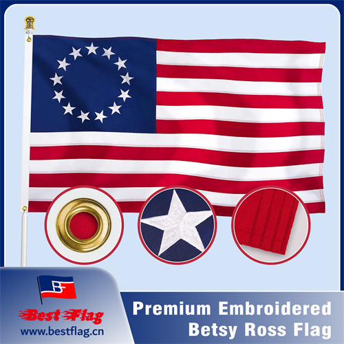 Premium Embroidered Betsy Ross Flag