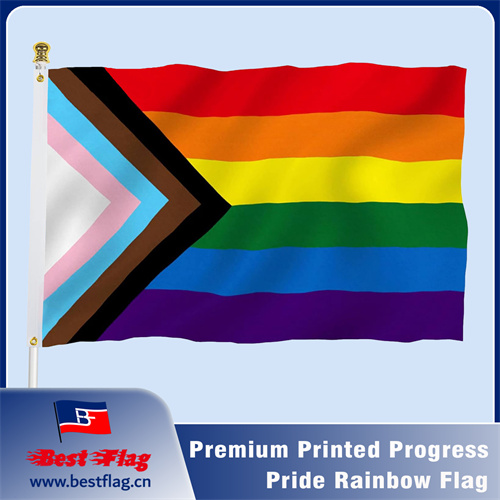 Progress Pride Rainbow Flag