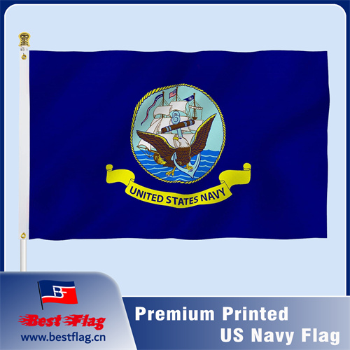 Premium Printed US Navy Flag