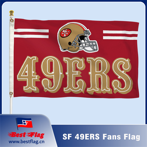 SF 49ERS Fans Flag