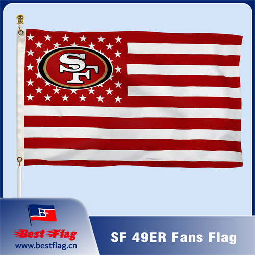 SF 49ERS Sports Flag