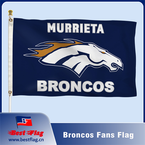 Broncos Fans Flag