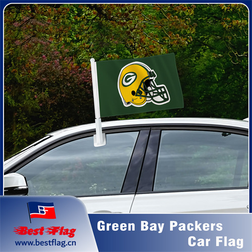 Green Bay Packers Car Flag