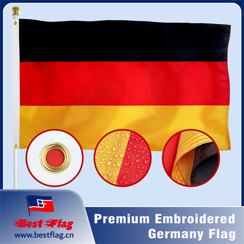 Premium Embroidered Germany Flag