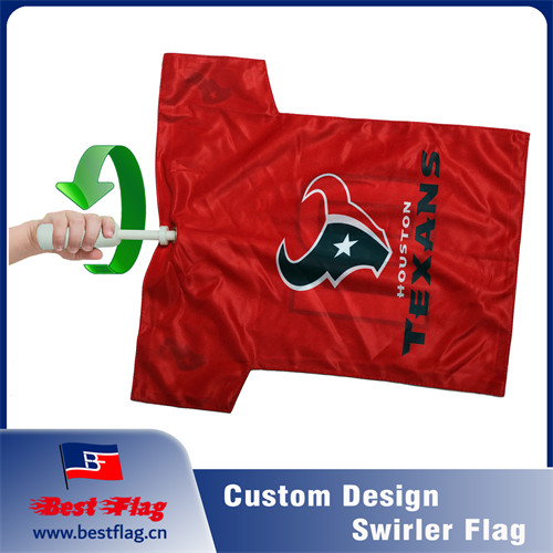 Custom Design Jersey Swirler Flag