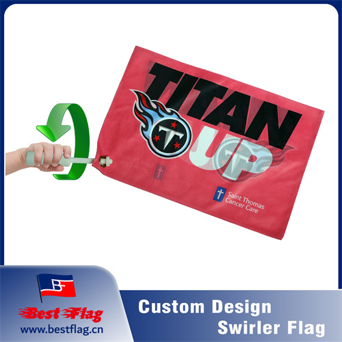 Sports Promotion Swirler Flag