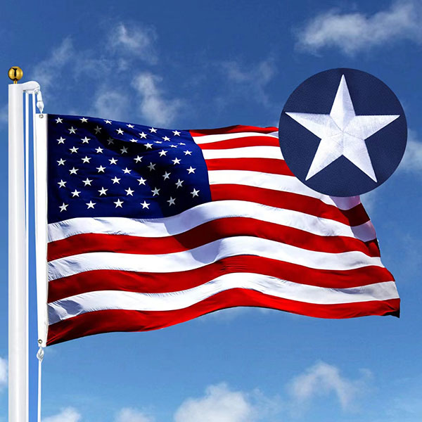 EMBROIDERED FLAG